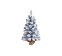 árbol de navidad decorativo mini verde nevado 60x38cm dayron