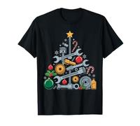 Árbol de Navidad del Coche mecánico del Engranaje para el Coche mecánico del Motor Camiseta