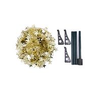 Árbol de Navidad desplegable de oropel, fácil de montar, plegable, árbol de Navidad delgado con lentejuelas brillantes para decoración del hogar, color plateado