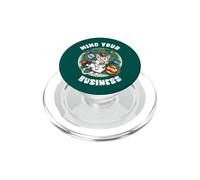 Árbol de Navidad Divertido para Gatos Mind Your Business PopSockets PopGrip para MagSafe
