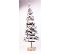 Árbol de Navidad DKD Home Decor Natural Abedul Nevado 34 x 34 x 102 cm