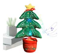 Árbol de Navidad Eléctrico Bailarina Juguete Musical,Muñeco Árbol de Navidad Eléctrico Canta y Se | Suministros para Fiestas Navideñas de Hogar Dormitorio Escuela Oficina - Decoración para Thanksgivin
