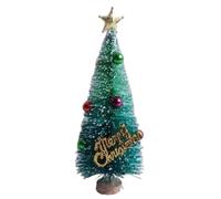 Árbol de Navidad en miniatura de 4.9 pulgadas, escala 1/12 realista para casa de muñecas, adornos de escritorio, accesorios de casa de muñecas, accesorios de escala 1 12