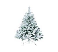 FEERIC LIGHTS & CHRISTMAS Árbol de Navidad Floqué 150 cm Verde Flocado Blanco