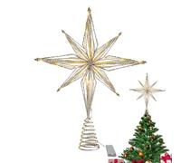 Árbol de Navidad genérico - árbol Iluminado por Estrellas 3D | de Copa de ajo, Decoraciones de Copa de árbol en Forma de Estrella de Navidad Hueco Brillante Adecuado para Festivales de