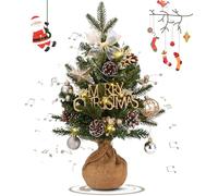 Árbol de Navidad Giratorio, Arbres de Noël Rotatifs Avec Boîte à Musique,Mini árbol de Navidad de Mesa de 40 cm,Árbol de Navidad pequeño Decorado,Arbol Navidad para decoración de Navidad,Fiesta,hogar