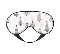 Arbol De Navidad Gris Pastel, Cubreojos completos Antifaz bloqueador de luz Antifaz para dormir Antifaz suave con los ojos vendados Noche