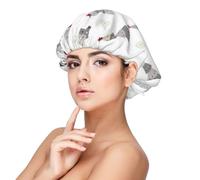 Árbol de Navidad gris pastel,Gorro de dormir de satén para adultos - Gorro de dormir elástico para mujer, cubrecabello nocturno