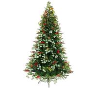 Árbol de Navidad Home ESPRIT Rojo Verde PVC Metal 129 x 129 x 210 cm - Marca: Home ESPRIT - EAN: 8424002143589