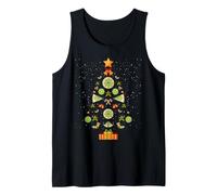 Árbol de Navidad Key Lime Pie Camiseta sin Mangas