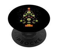 Árbol de Navidad Key Lime Pie PopSockets PopGrip Adhesivo