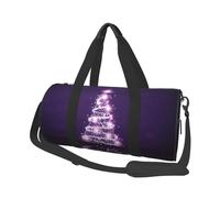 árbol de Navidad Morado, Bolsa de Viaje de Gran Capacidad, Bolso Redondo, Bolsa de Viaje Deportiva, Bolsa de Mano, Bolsa de Fitness