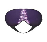 árbol de navidad morado, Cubreojos completos Antifaz bloqueador de luz Antifaz para dormir Antifaz suave con los ojos vendados Noche