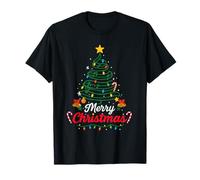 Árbol de Navidad Notas Musicales Canción Navidad Músico Pijama 2025 Camiseta