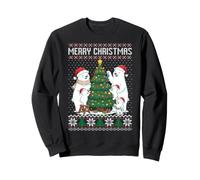 Árbol de Navidad Oso Polar, Feliz Navidad Oso Blanco bebé Sudadera