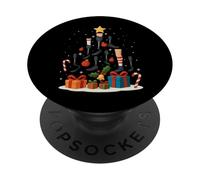 Árbol de Navidad para amputación de amputación de prótesis de piernas PopSockets PopGrip Adhesivo