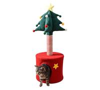 Árbol de Navidad para gatos | Juguete árbol gato Navidad de interior | Caseta suave cachorro lugar juegos cumpleaños casa animales divertido