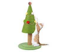 Árbol de Navidad para rascar gatos, árbol de Navidad, dibujos animados para gatos de habitación, preferencia de vacaciones, herramienta de relajación para gatos, compromiso, juguete de sisal, lindo