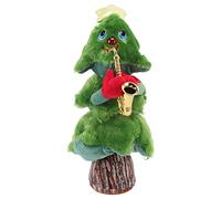 Árbol de Navidad que canta y baila, juguete de árbol de Navidad musical de felpa eléctrico con 8 canciones, luces y función de columpio para decoraciones navideñas en interiores y (Árbol de Navidad