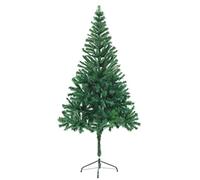 Árbol de Navidad Realista Artificial 180 cm 500 Ramas Pino Abeto Verde Natural