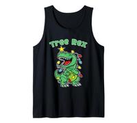 Árbol de Navidad Tree Rex Dino Navidad X-Mas Camiseta sin Mangas