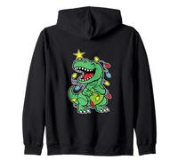 Árbol de Navidad Tree Rex Dino Navidad X-Mas Sudadera con Capucha