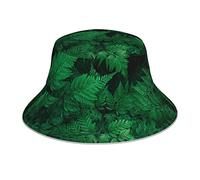 Árbol De Navidad Verde Y Blancos, Estampado De Leñador A Cuadros Sombrero del Pescador Moda Sombreros Cubo Plegable Bucket Hat para Carnaval Cámping Verano