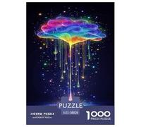 Árbol de Nube Tejido con luz Colorida Puzzle Imposible,desafío para Adultos Interesante Juego EduGatoivo 1000 Piezas Obra De Arte De Juego De para Adultos Y Niños Mayores De 12 Años 38x26cm/1000pcs