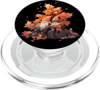 Árbol de otoño gnomo Hojas Que Caen Acción de Gracias PopSockets PopGrip para MagSafe