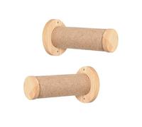 Árbol de pared para gatos - Pared trepadora para gatos, 2 arañazos de madera estables y seguros después de la escalera | Muebles para mascotas montados en la pared, estante de pared para gatos de