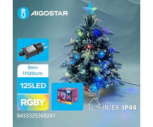 Árbol de Terciopelo de bajo Voltaje, 120 cm, RGBY, Ideal para Decorar Espacios Festivos y aportar un Ambiente navideño.