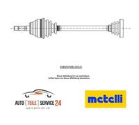 Árbol De Transmisión Metelli 17-1212 para Peugeot Eje Delantero, Izquierda