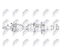 NTY Antriebswelle Kardanwelle Eje Delantero Derecho para Toyota Corolla 2.0 D-4D