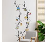 Árbol de vid artificial flexible de 98 pulgadas para pared y hogar, ramas falsas para jardín, Halloween y decoración de Navidad