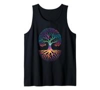 Árbol de Vida Cósmica - Equilibrio Espiritual de la Camiseta sin Mangas