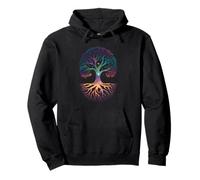 Árbol de Vida Cósmica - Equilibrio Espiritual de la Sudadera con Capucha