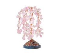 Árbol Decorativo de de Mimbre con Base Estable para Decoraciones de Escritorio de energía Positiva y Buena Fortuna, pequeño árbol bonsái Hecho a Mano de