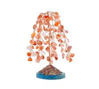 Árbol Decorativo de de Mimbre con Base Estable para Decoraciones de Escritorio de energía Positiva y Buena Fortuna, pequeño árbol bonsái Hecho a Mano de
