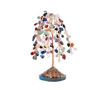 Árbol Decorativo de de Mimbre con Base Estable para Decoraciones de Escritorio de energía Positiva y Buena Fortuna, pequeño árbol bonsái Hecho a Mano de