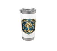 Árbol del dinero Libertad financiera Lado ajetreo Finanzas pasivas Vaso térmico de acero inoxidable de doble pared