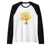 Árbol del Dinero - Millonario, Empresario, Estafador, Motivación Camiseta Manga Raglan