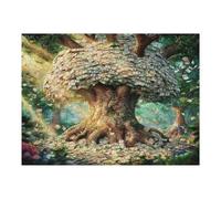 Árbol del dólar Puzzle 500 Piezas Juguete Educativo Familiar Árbol del Dinero Rompecabezas 3D para Hombres Y Mujeres Construir Maquetas Desafío Intelectual 500 PCS