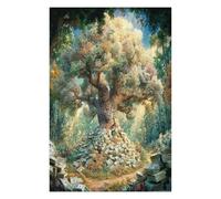 Árbol del dólar Puzzles 1000 Piezas Obra De Arte Colorido Árbol del Dinero Rompecabezas para Adultos Decoración Hogar Moderno DIY Creativo Desafío 1000 PCS