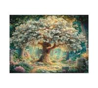 Árbol del dólar Puzzles 500 Piezas Impossible 3D Árbol del Dinero Rompecabezas para Adultos Desafío Intelectual Estera Portátil DIY Moderno Creativo 500 PCS