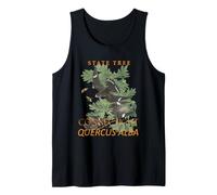 Árbol del Territorio de Connecticut El Roble Charter Camiseta sin Mangas