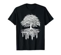 Árbol desmoronándose Ciudad Camping Naturaleza Amante Bosque gráfico Camiseta