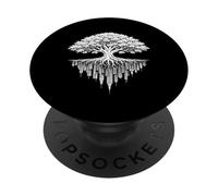 Árbol desmoronándose Ciudad Camping Naturaleza Amante Bosque gráfico PopSockets PopGrip Adhesivo