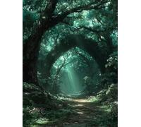 áRbol Diamond Painting, 5D Diamond Painting Adultos Planta, DIY Kit Manualidades Adultos, 5D Punto de Cruz Cuadro Diamante, DIY Pintura de Diamante Kits, Home Decoration, Regalo Decor, 40x50cm 8-9406