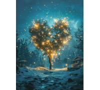 áRbol Diamond Painting Adultos 40x60cm, 5D Pintura de Diamante 5-1473