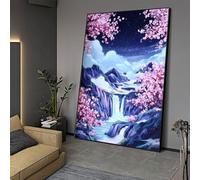 Árbol Diamond Painting Grande 90x60cm 5D Caer Diamond Painting Adultos DIY Pintura de Diamantes Kit, Manualidades Adultos Punto De Cruz Diamante Kit Completo Decoracion Hogar Pared Regalos 0Y-734